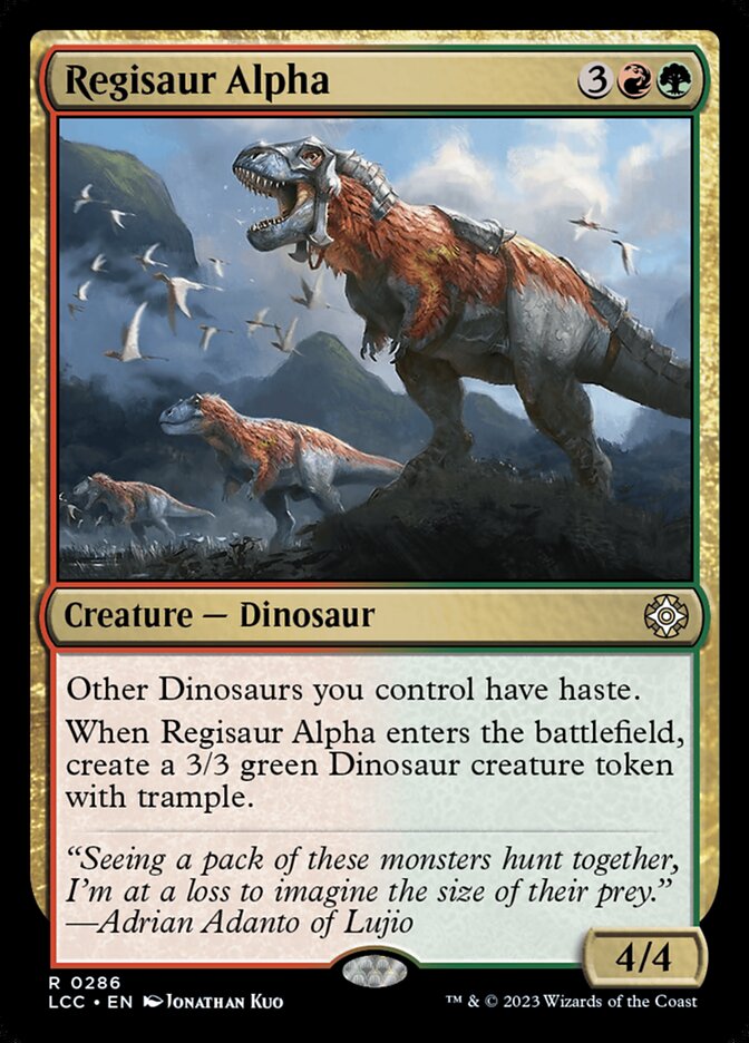 Regisaur Alpha (The Lost Caverns of Ixalan Commander)