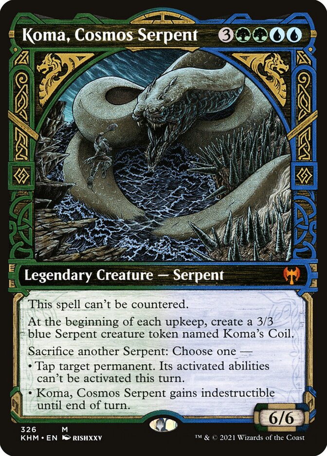 Koma, Cosmos Serpent (Kaldheim)