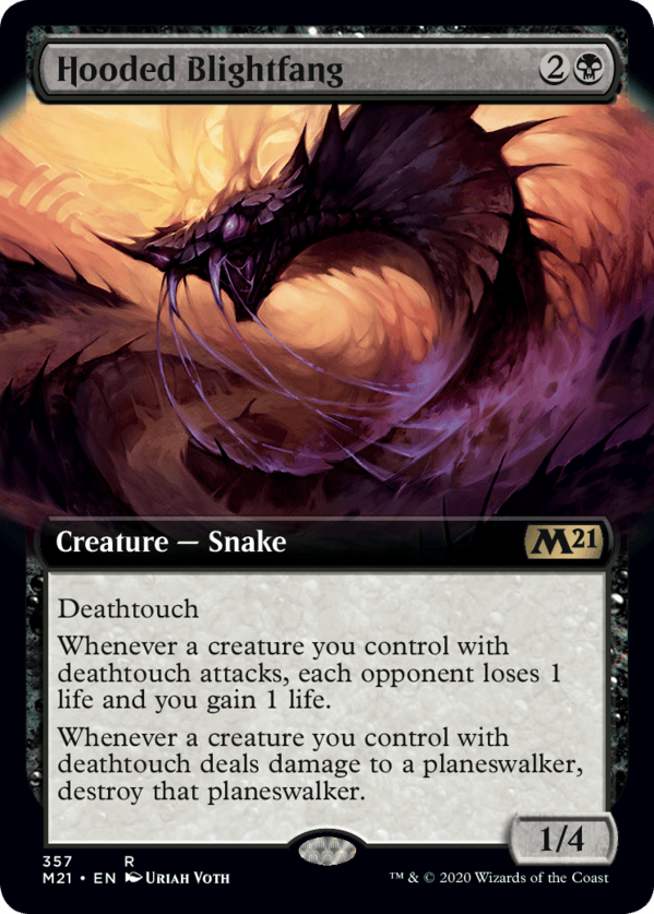 Hooded Blightfang (Core Set 2021)