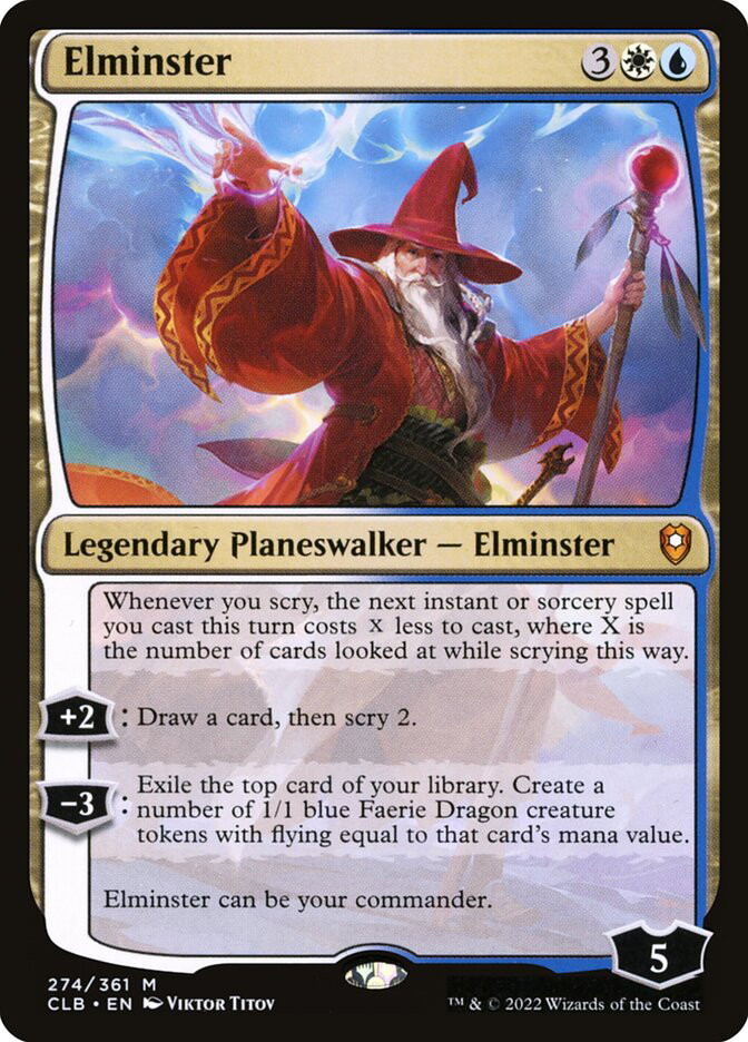 Elminster (Commander Legends: Battle for Baldur's Gate)