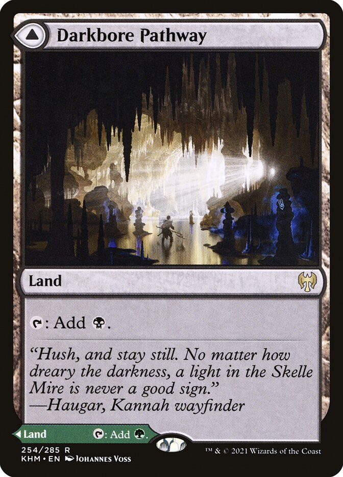 Darkbore Pathway // Slitherbore Pathway (Kaldheim)