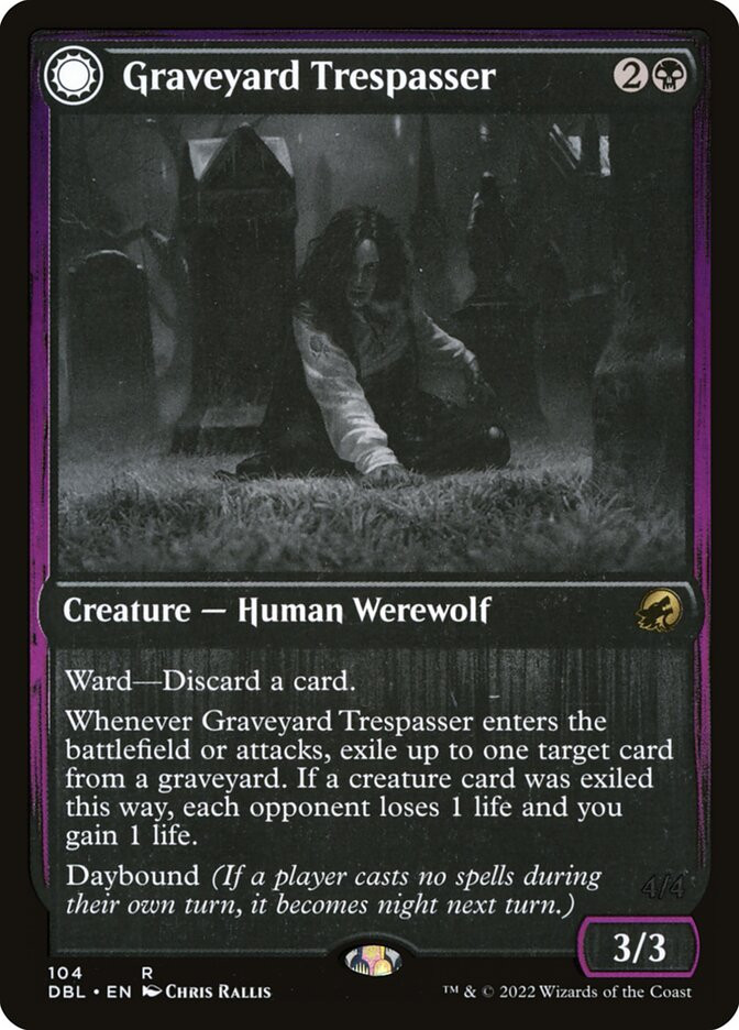 Graveyard Trespasser // Graveyard Glutton (Innistrad: Double Feature)