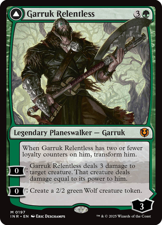 Garruk Relentless // Garruk, the Veil-Cursed (Innistrad Remastered)