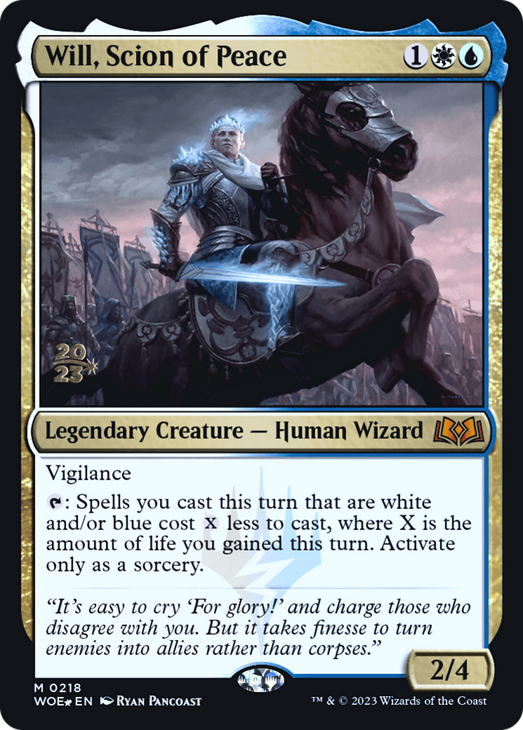 Will, Scion of Peace (Wilds of Eldraine Promos)