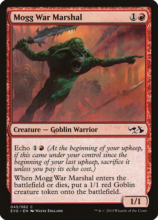 Mogg War Marshal (Duel Decks Anthology: Elves vs. Goblins)
