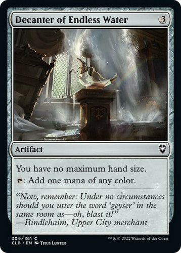 Decanter of Endless Water (Commander Legends: Battle for Baldur's Gate)