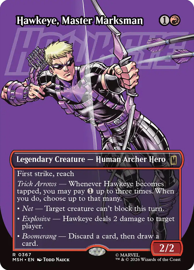 Hawkeye, Master Marksman (Marvel Super Heroes)