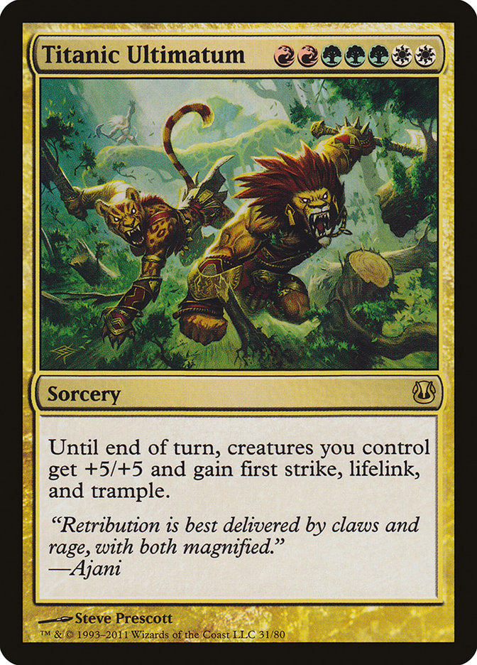 Titanic Ultimatum (Duel Decks: Ajani vs. Nicol Bolas)