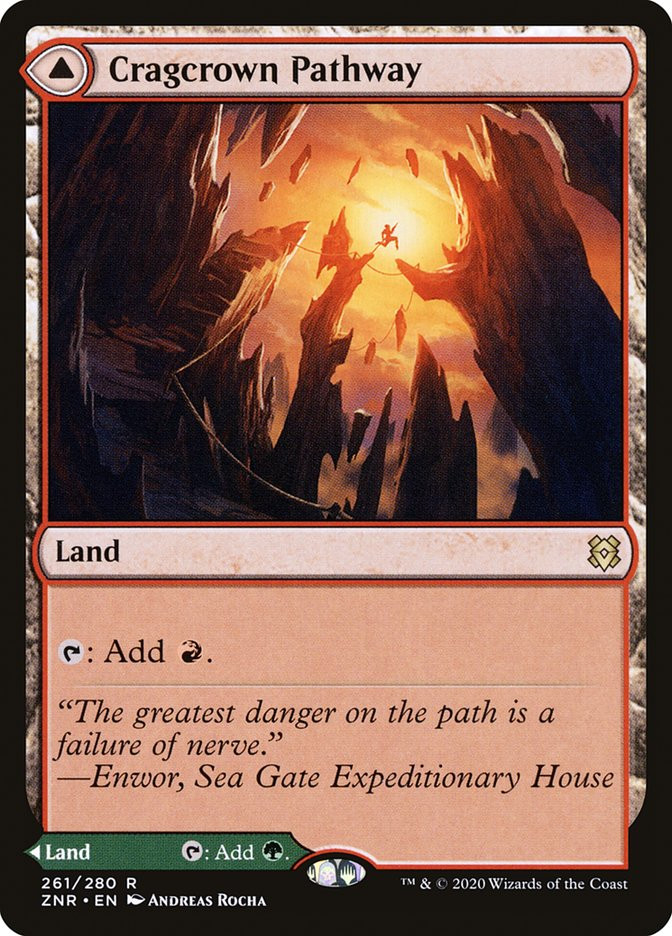 Cragcrown Pathway // Timbercrown Pathway (Zendikar Rising)