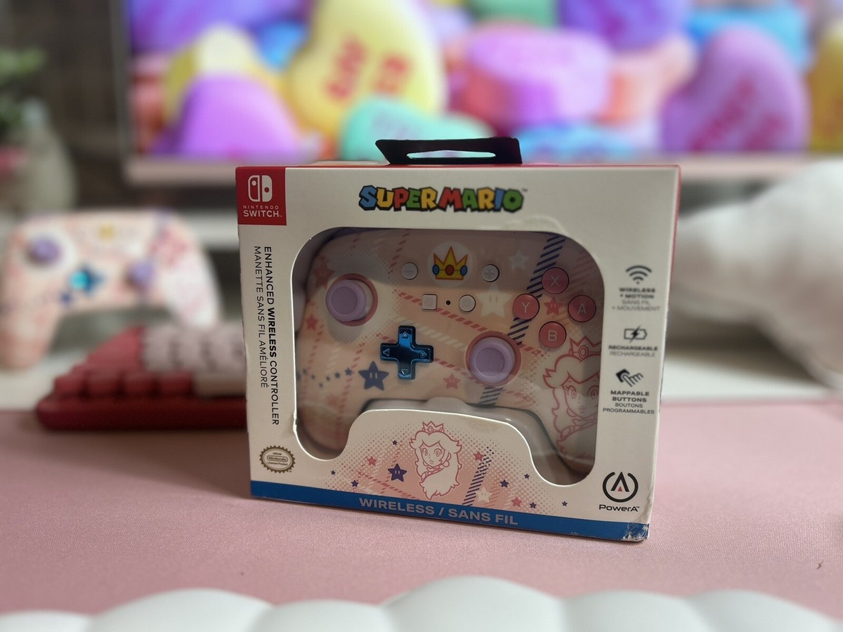 PowerA Wireless Controller Princess Peach Pink (Nintendo Switch)
