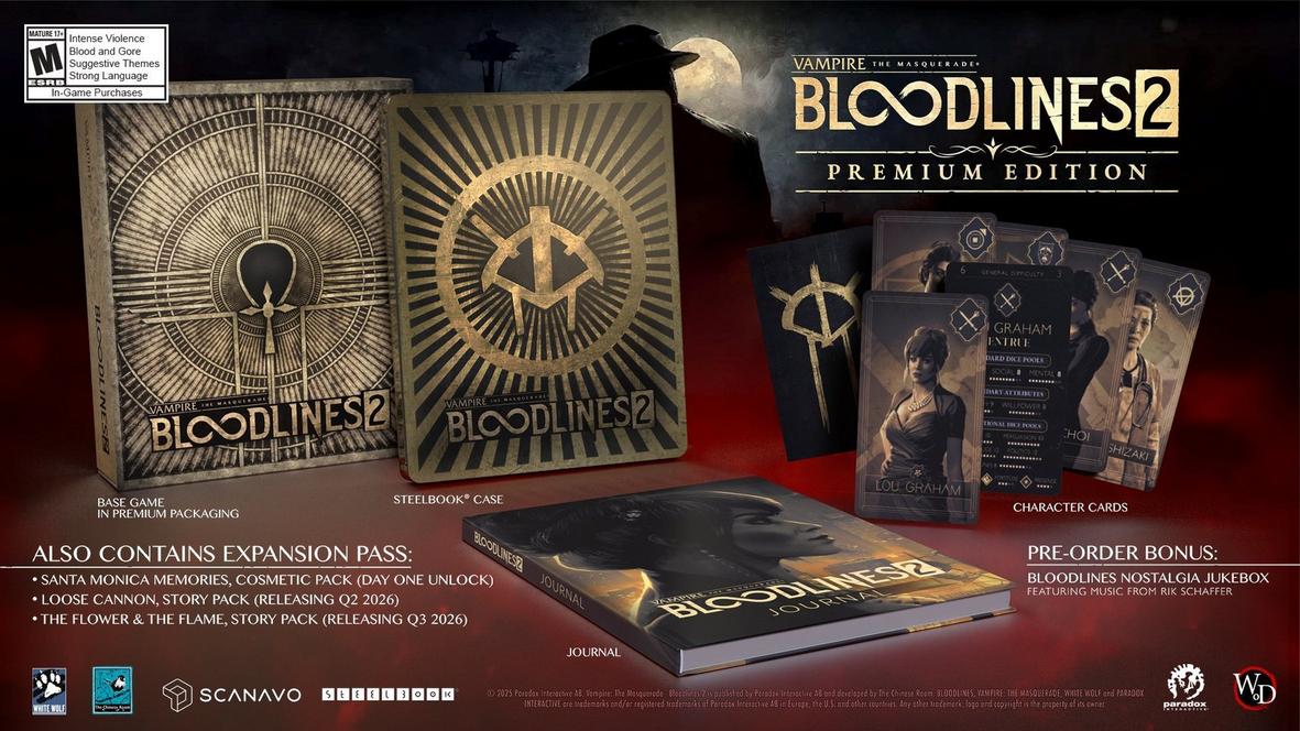 Vampire The Masquerade: Bloodlines 2 Premium Edition (PlayStation 5)