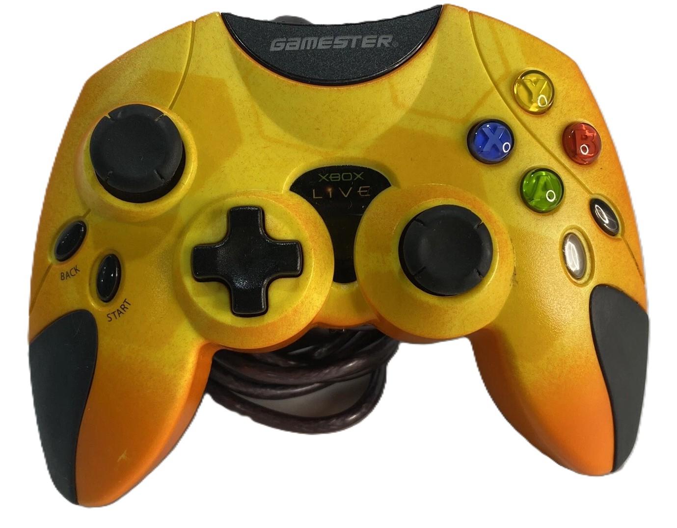 Radica Gamester Controller Yellow Orange (Xbox)