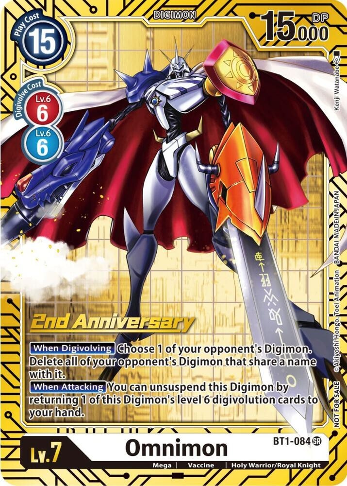 Omnimon (Double Diamond) BT1-084 Alternate Art