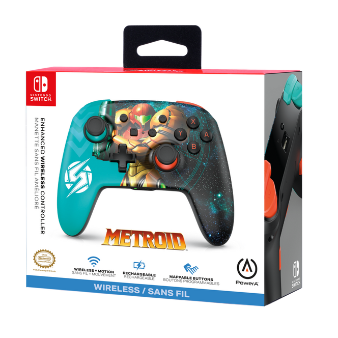 PowerA Enhanced Wireless Controller Metroid (Nintendo Switch)