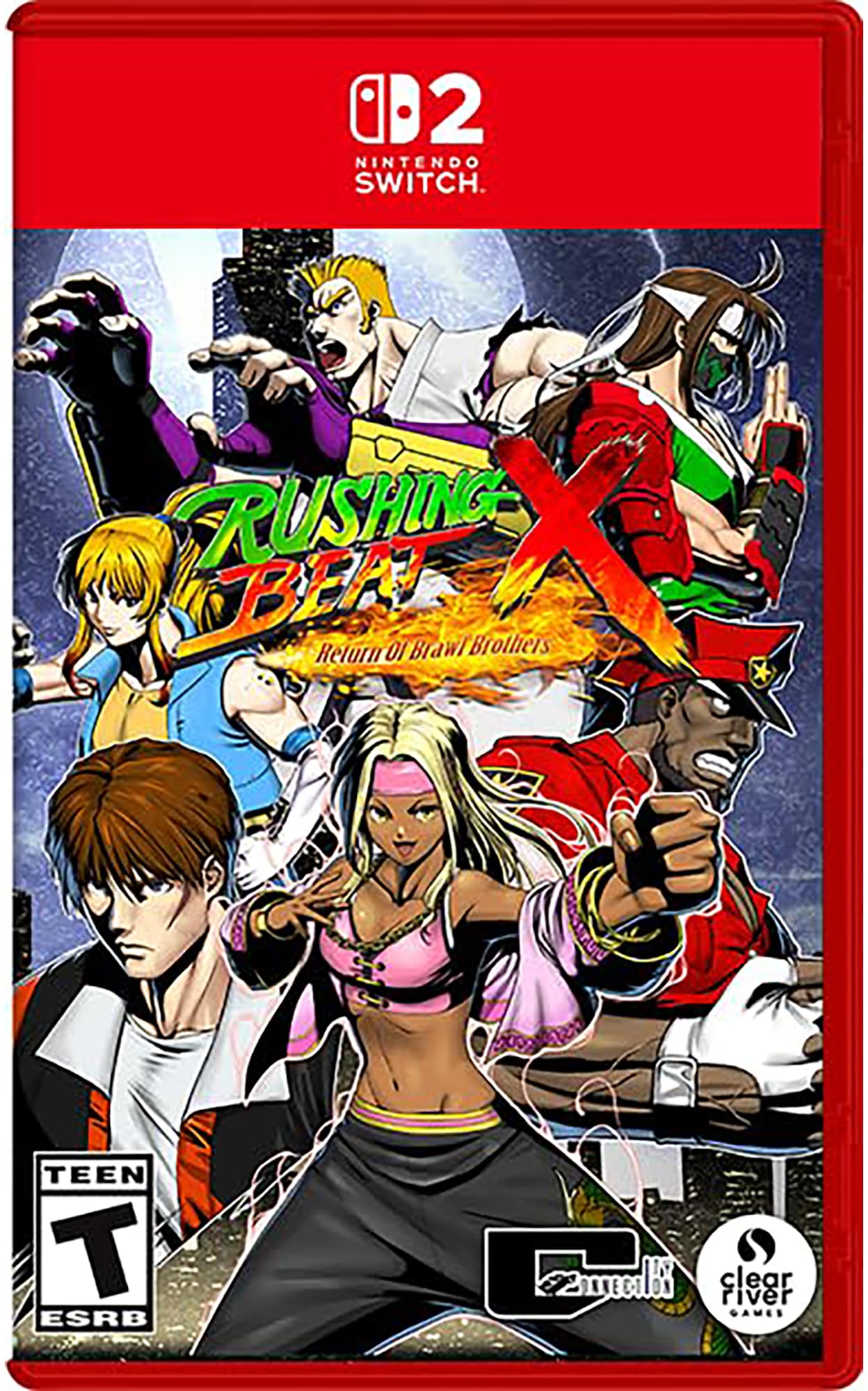 Rushing Beat X: Return Of Brawl Brothers (PAL Nintendo Switch 2)