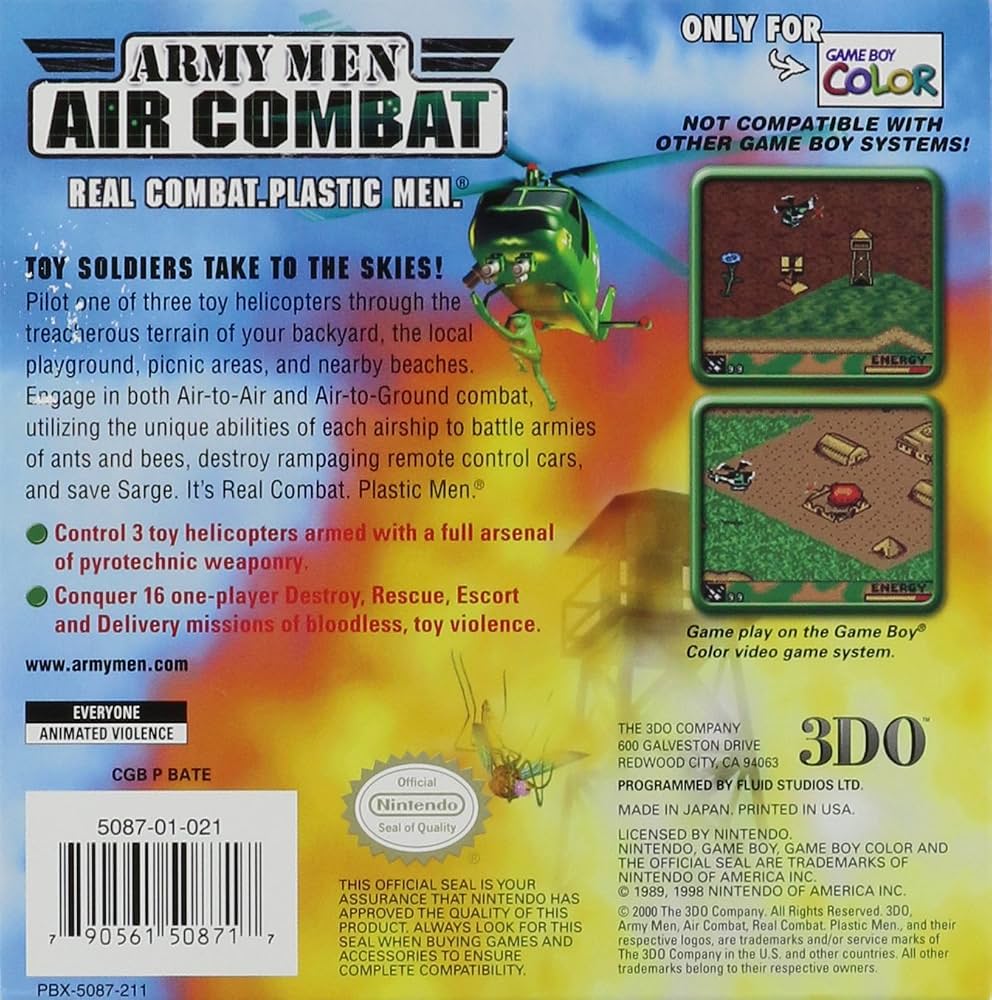 Army Men Air Combat (Game Boy Color)