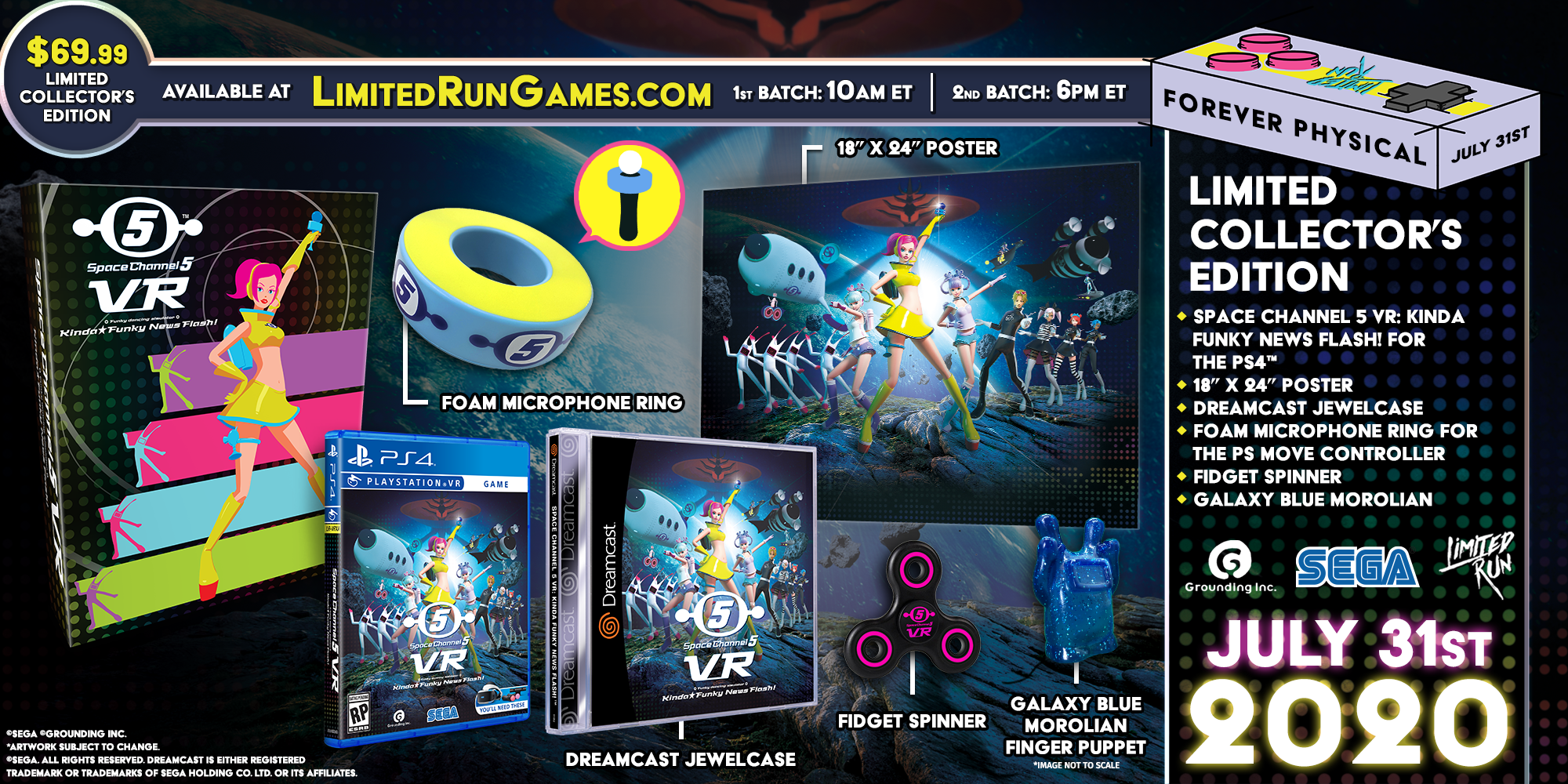 Space Channel 5 VR Collector's Edition (PlayStation 4)