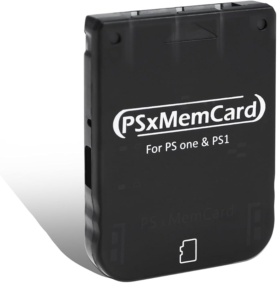PS1 Memory Card Black (PlayStation)