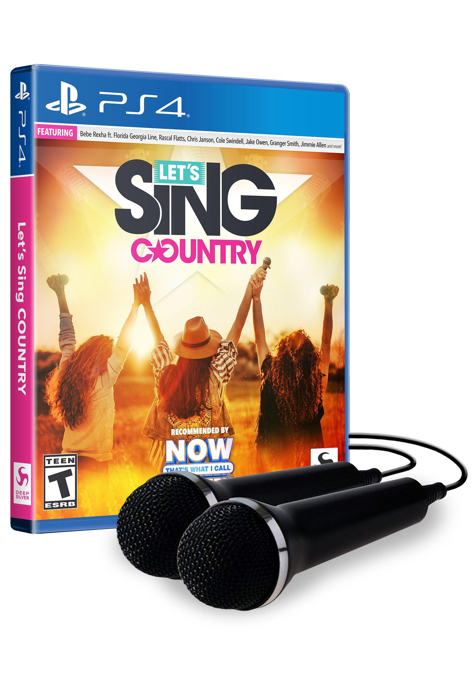 Let's Sing Country 2 Mic Bundle (PlayStation 4)
