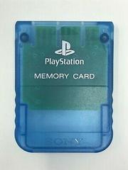 PS1 Memory Card Clear Blue (PlayStation)
