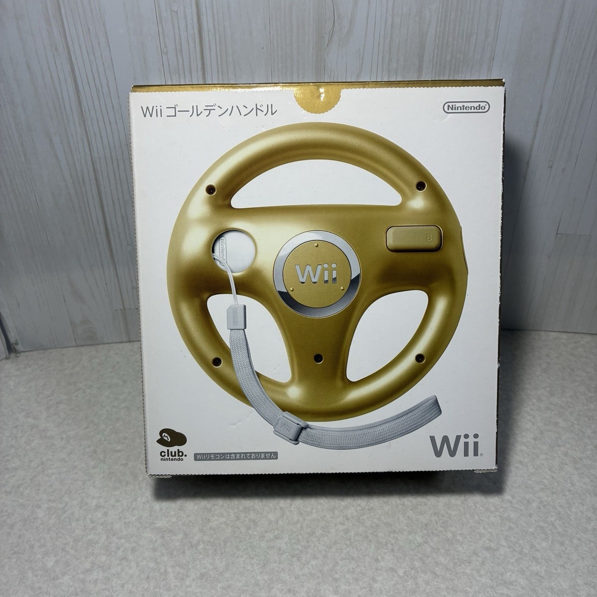 Wii Wheel Gold - Club Nintendo (JP Wii)