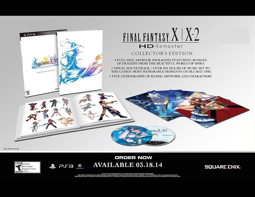 Final Fantasy X X-2 HD Remaster Collector's Edition (PlayStation 3)