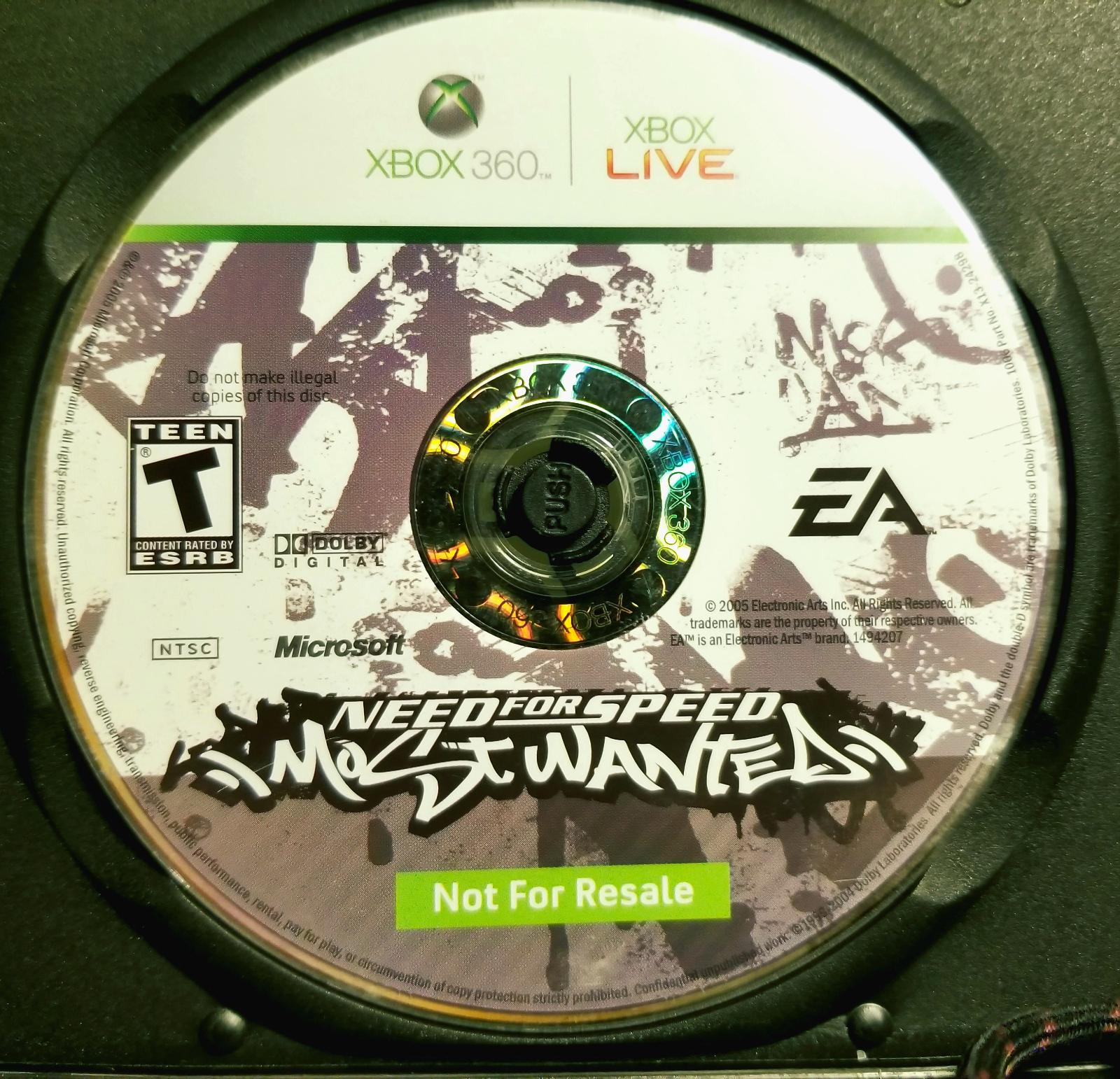 Need For Speed: Most Wanted Not For Resale (Xbox 360)