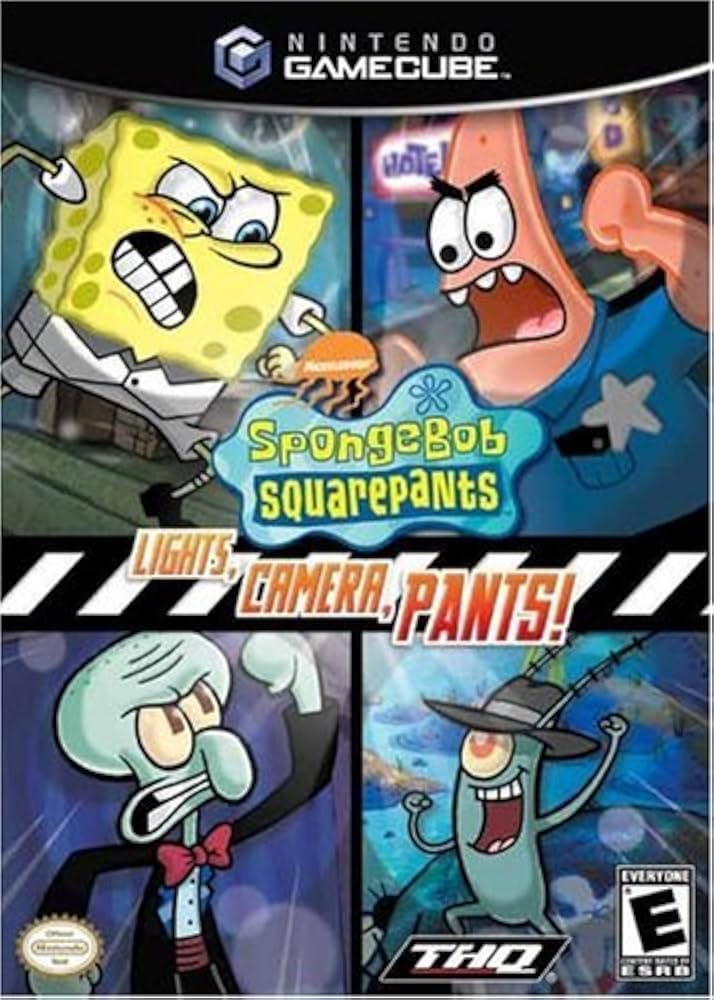 SpongeBob SquarePants Lights Camera Pants (GameCube)
