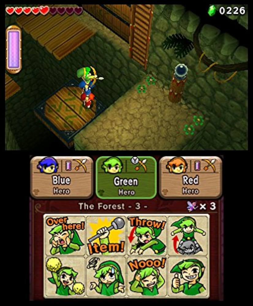 Zelda Tri Force Heroes (Nintendo 3DS)