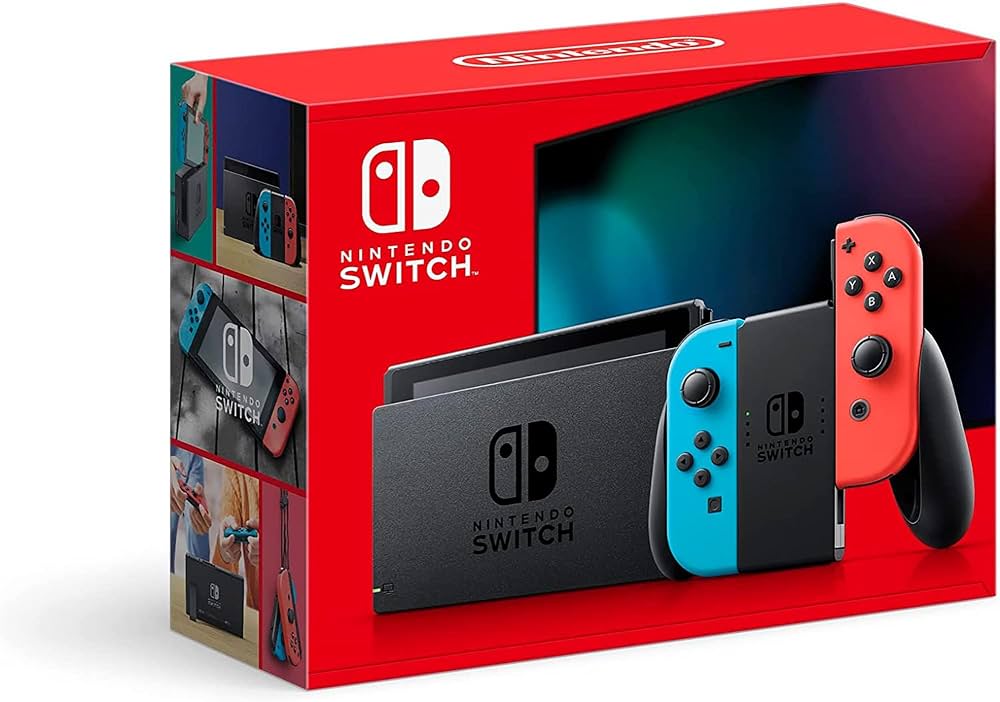 Joy-Con Neon Red & Neon Blue (Nintendo Switch)