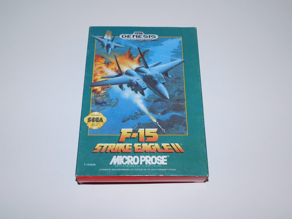F-15 Strike Eagle II [Cardboard Box] (Sega Genesis)