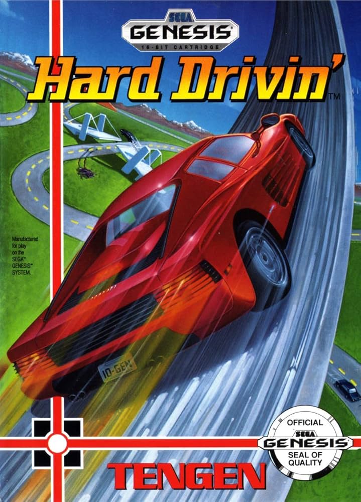 Hard Drivin' [Cardboard Box] (Sega Genesis)