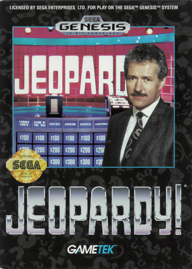 Jeopardy [Cardboard Box] (Sega Genesis)