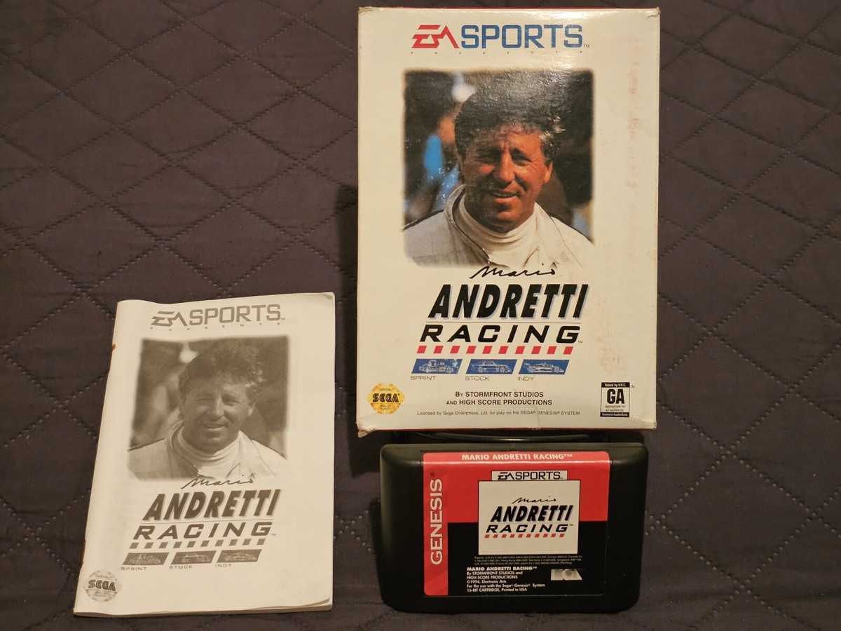 Mario Andretti Racing [Cardboard Box] (Sega Genesis)