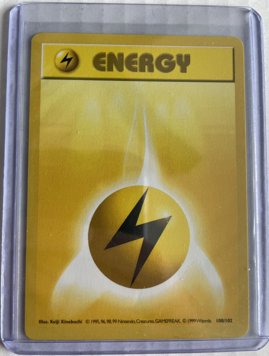Lightning Energy (Base Set) #100 Shadowless
