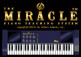 Miracle Piano Teaching System (PAL Sega Mega Drive)