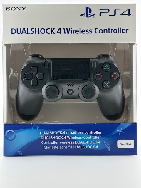 PlayStation 4 Dualshock 4 Steel Black Controller (PlayStation 4)