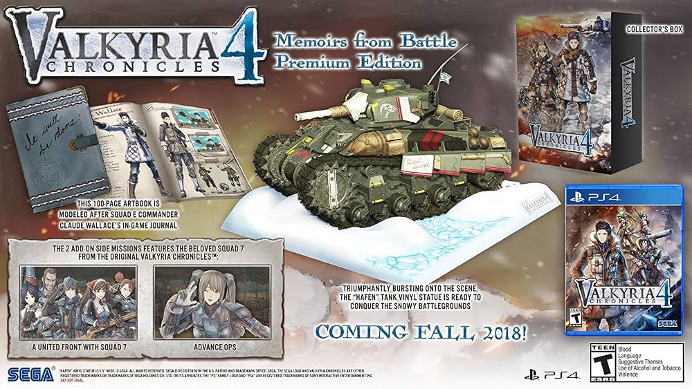 Valkyria Chronicles 4 Memoirs From Battle Edition (PlayStation 4)