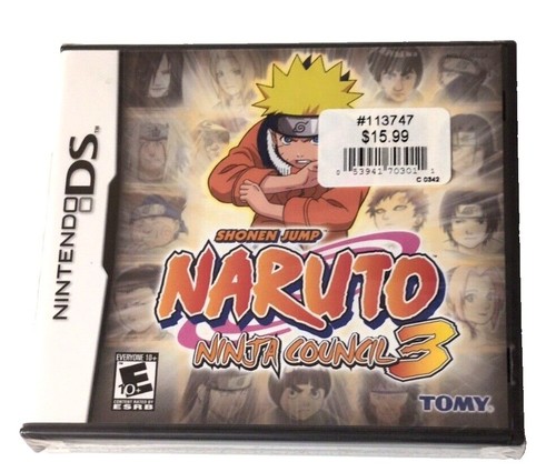 Naruto Shippuden: Ninja Council 3 European Version (PAL Nintendo DS)