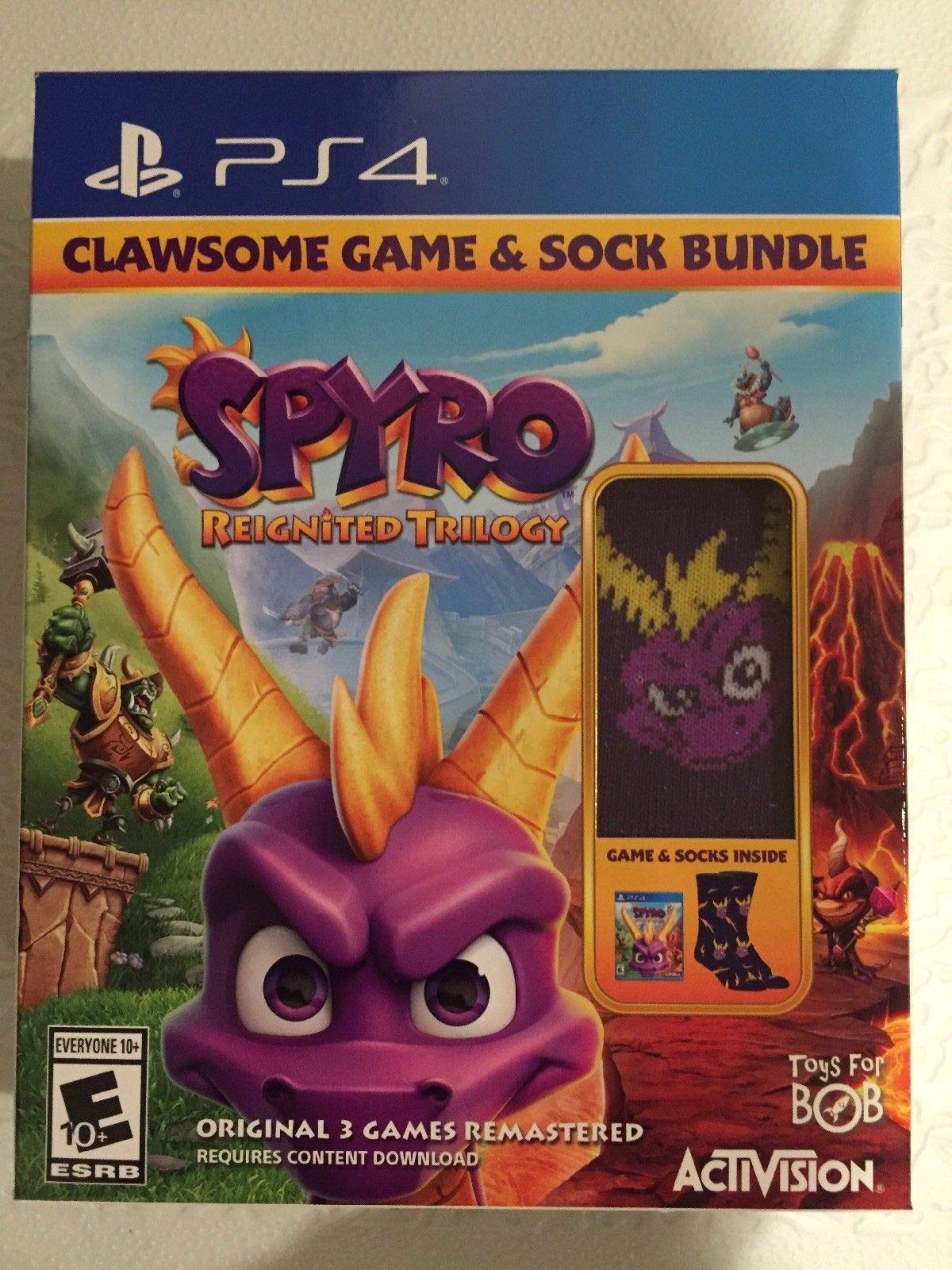 Spyro Reignited Trilogy Sock Bundle (PlayStation 4)