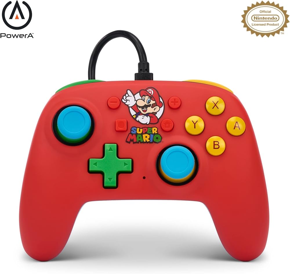 Super Mario Wired Controller Red Character (Nintendo Switch)