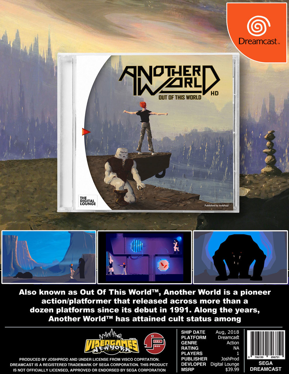Another World (PAL Sega Dreamcast)