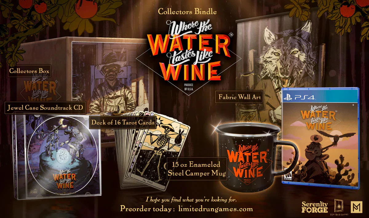 Where The Water Tastes Like Wine Collector's Edition (PlayStation 4)