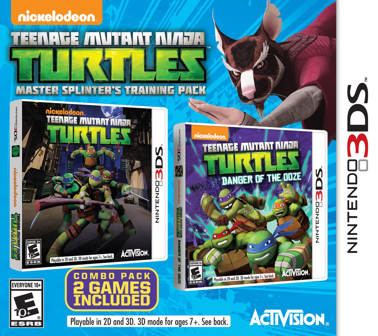 Teenage Mutant Ninja Turtles Master Splinter's Training Pack (PAL Nintendo 3DS)