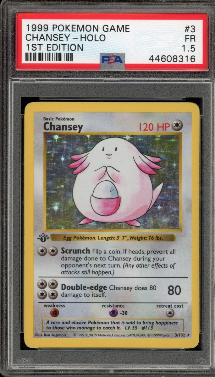 Chansey (Base Set) #3 1st Edition