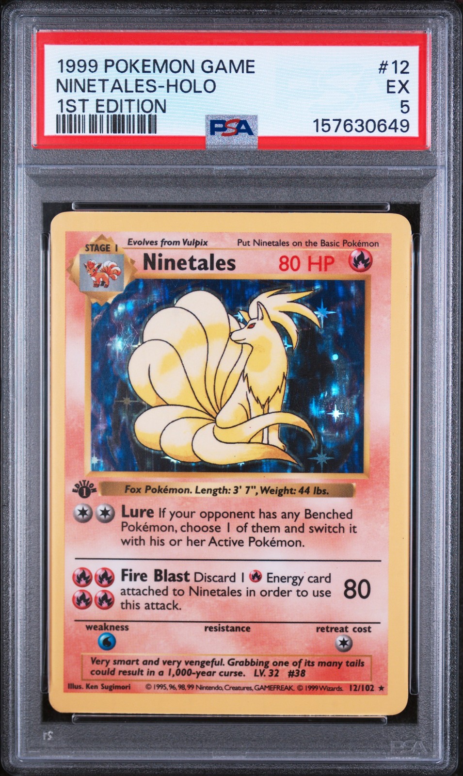 Ninetales (Base Set) #12 1st Edition