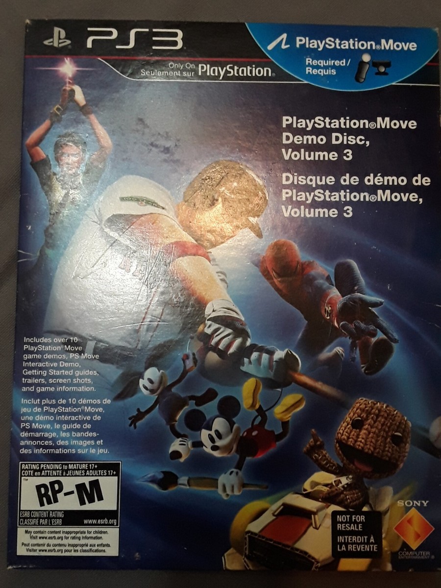 PlayStation Move Demo Disc Volume 3 (PlayStation 3)