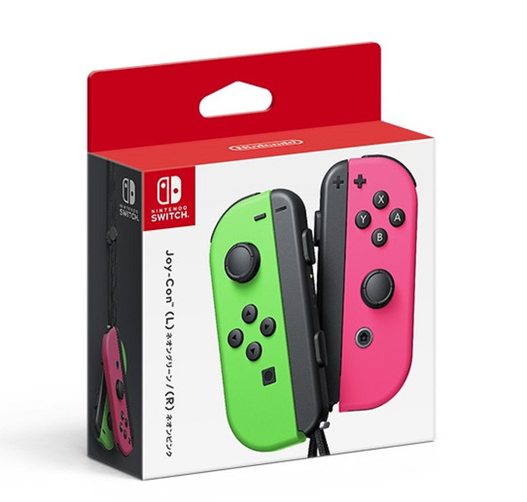 Joy-Con Neon Green & Neon Pink (JP Nintendo Switch)