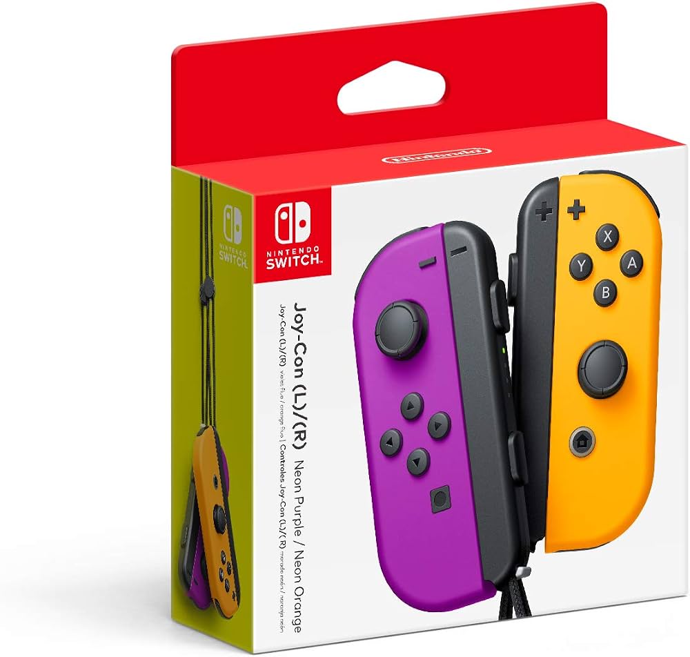 Joy-Con Neon Purple & Neon Orange (PAL Nintendo Switch)