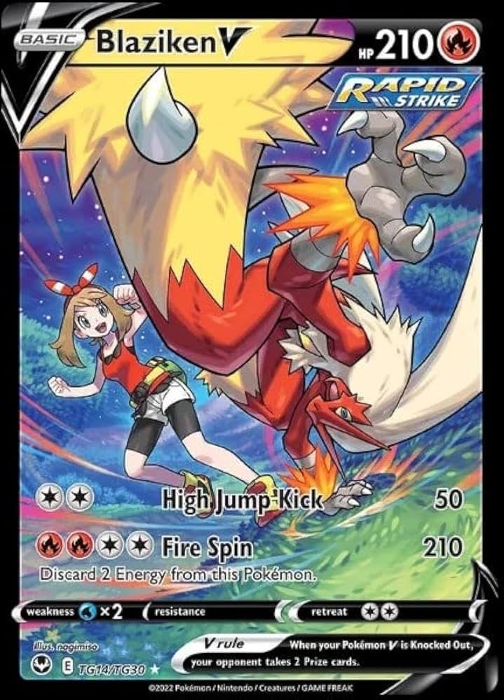Blaziken V (Silver Tempest Trainer Gallery) #TG14